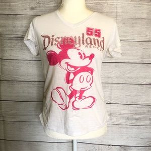 Disney | Mickey Mouse Pink Glitter Tee